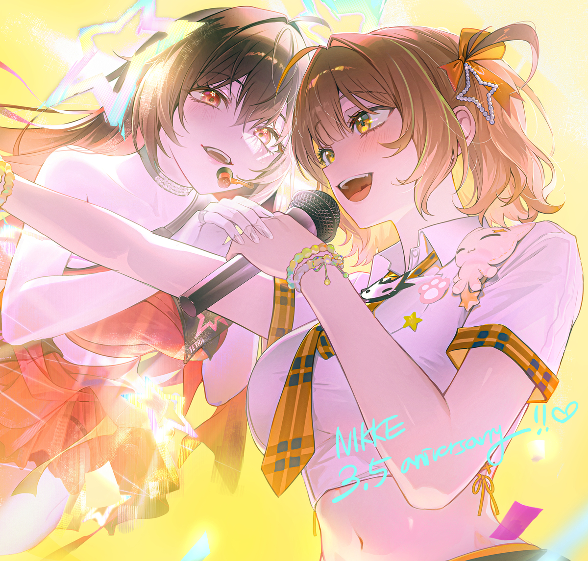 This is a pixiv picture whose title is 「アニス、これからも輝き続けて。ずっと見てるから。」.