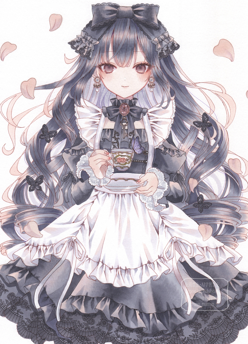 This is a pixiv picture whose title is Black tea.