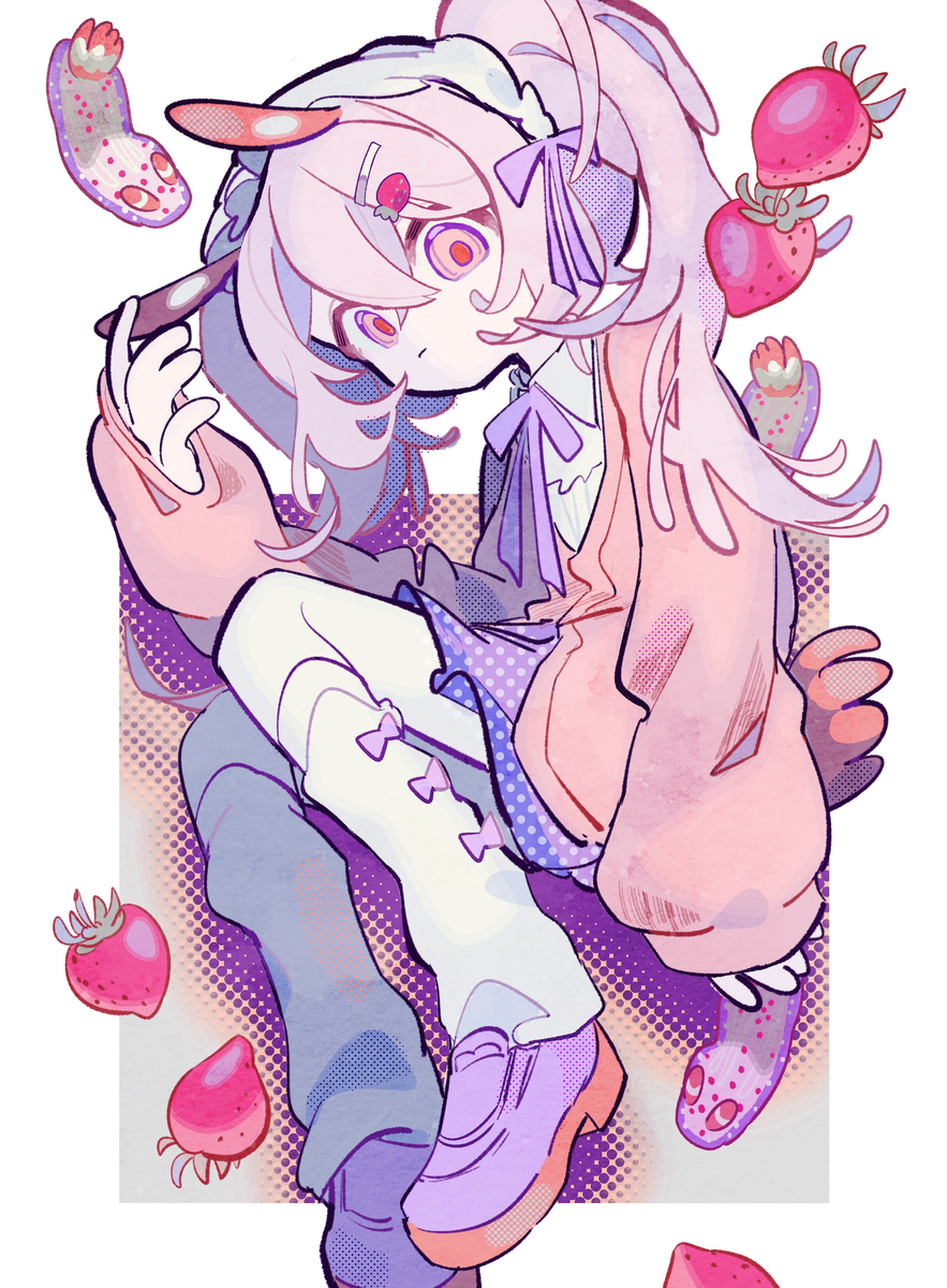 This is a pixiv picture whose title is OC.
