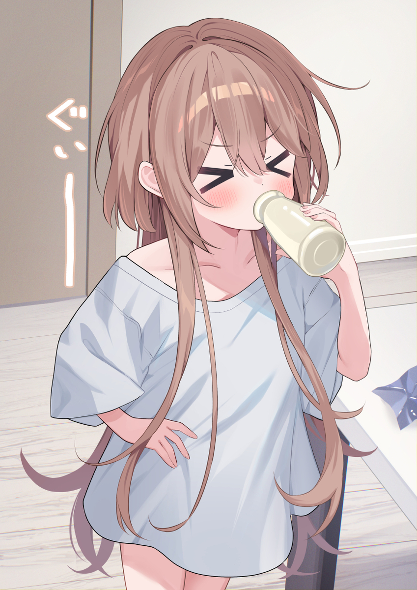This is a pixiv picture whose title is 大きくなりたい妹ちゃん.