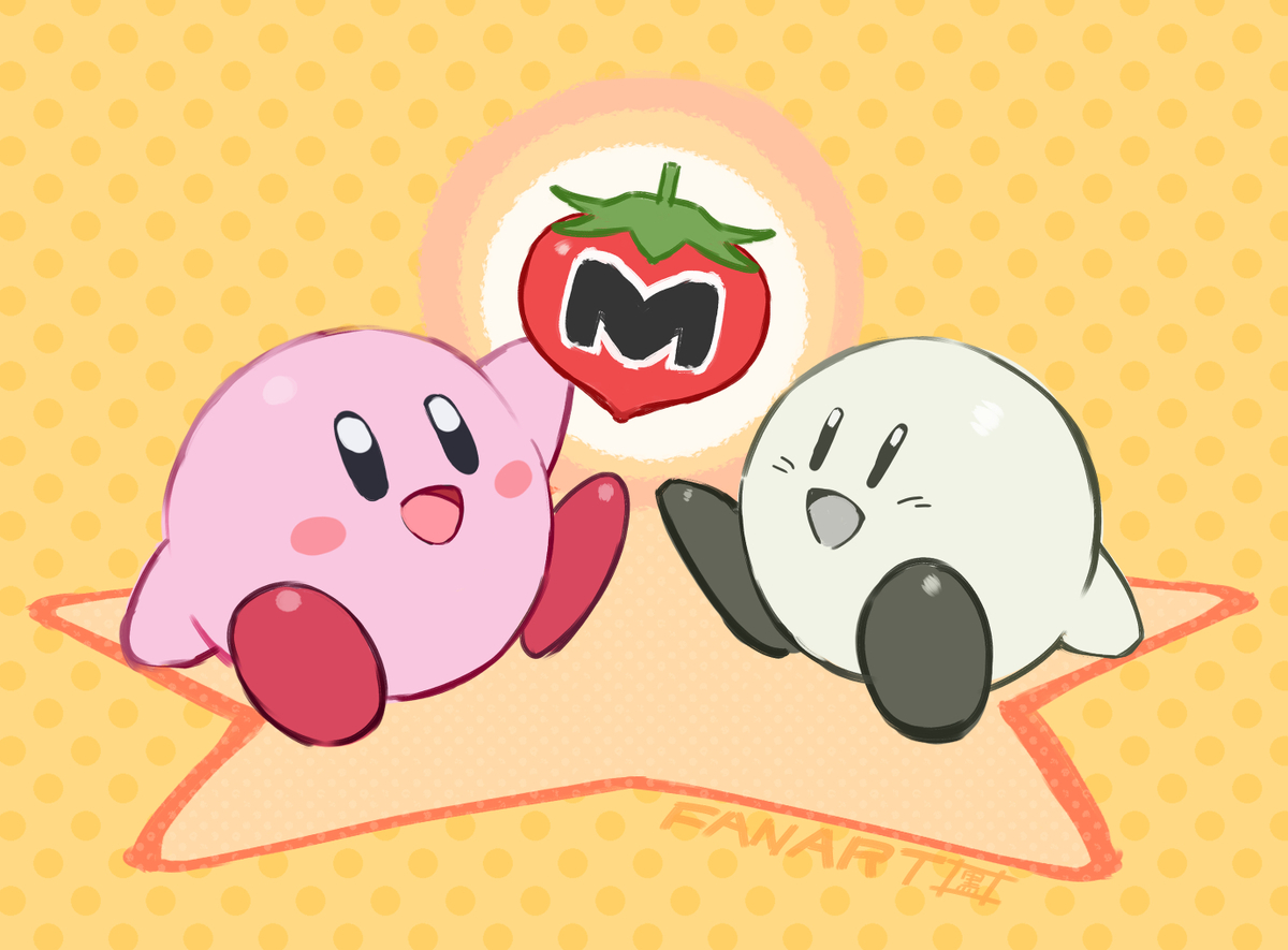 This is a pixiv picture whose title is カービィ！.