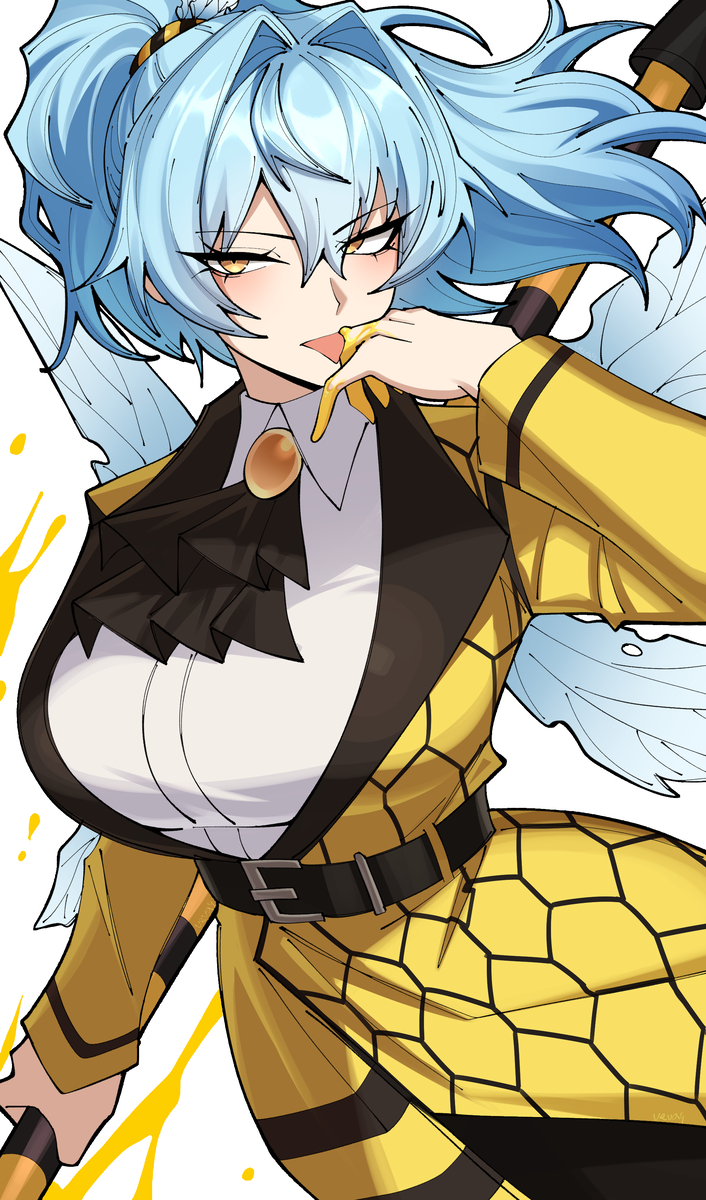 This is a pixiv picture whose title is 女王蜂.