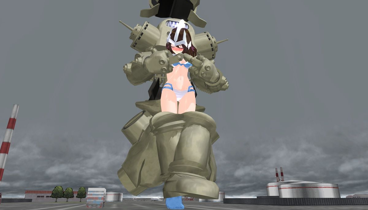 This is a pixiv picture whose title is fanbox更新　宇宙兵器の侵略.