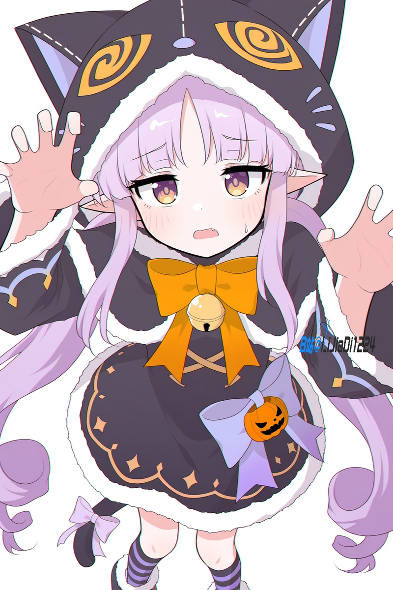 This is a pixiv picture whose title is 不给🍬就艾草喵.