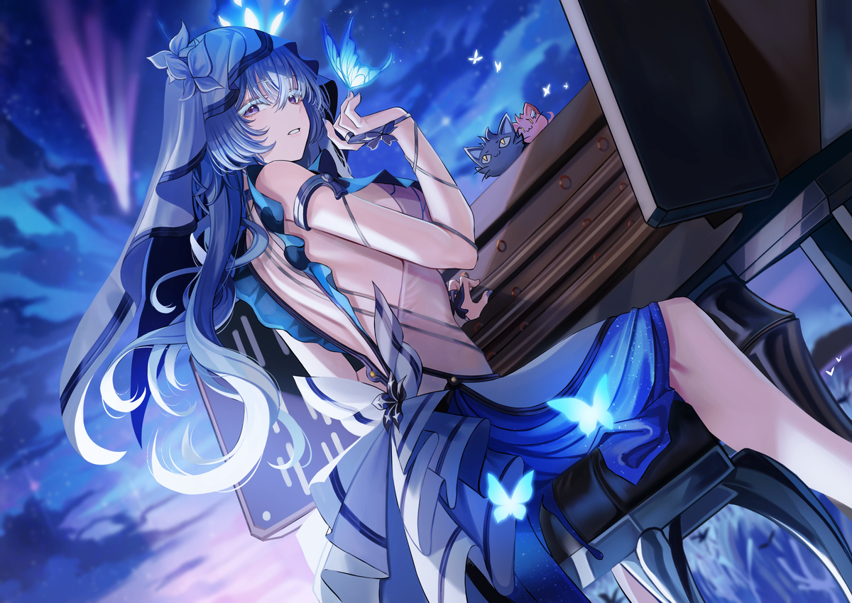 This is a pixiv picture whose title is Shorekeeper.