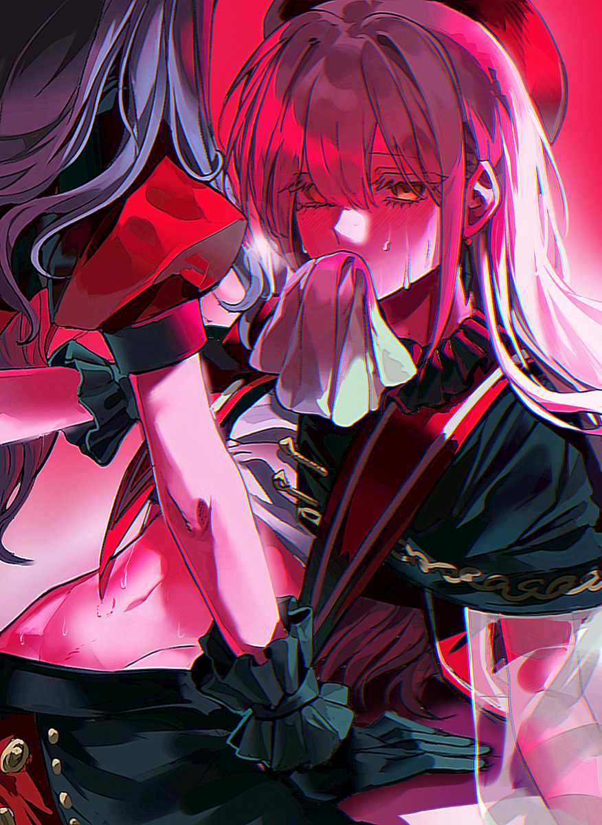 This is a pixiv picture whose title is 不要出声。.