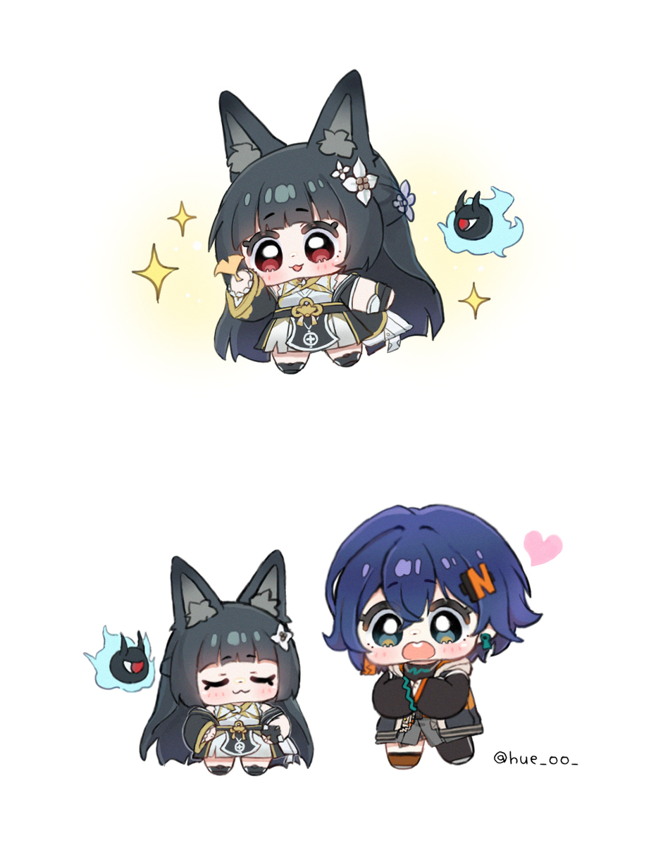 This is a pixiv picture whose title is 😌.