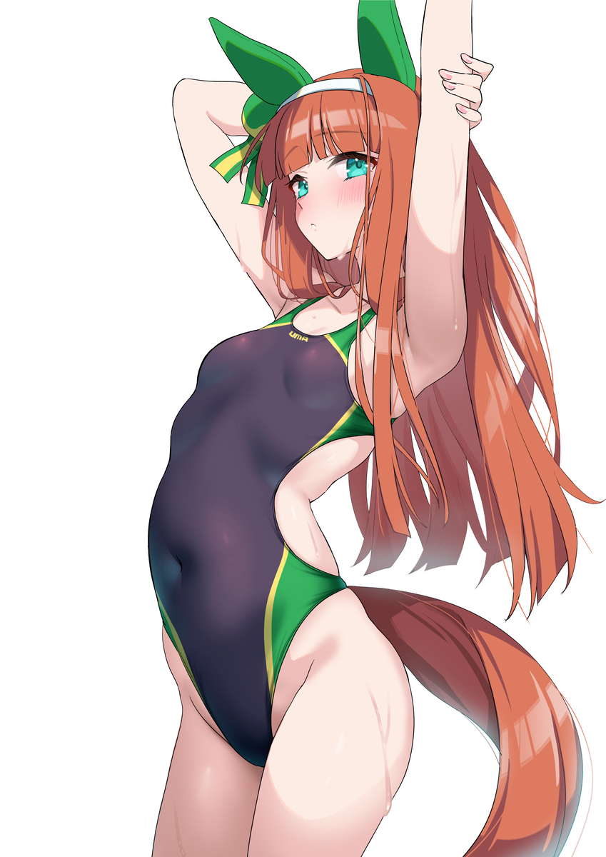 This is a pixiv picture whose title is 競泳スズカ.
