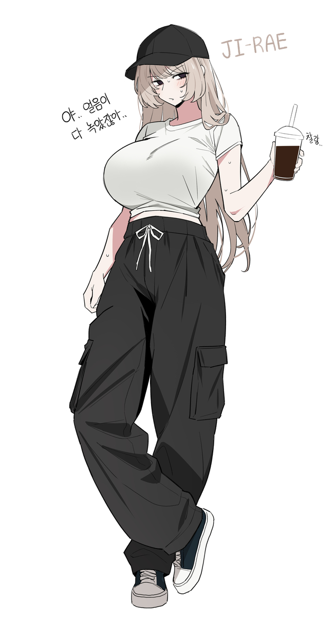 This is a pixiv picture whose title is 운동 후 지래양.