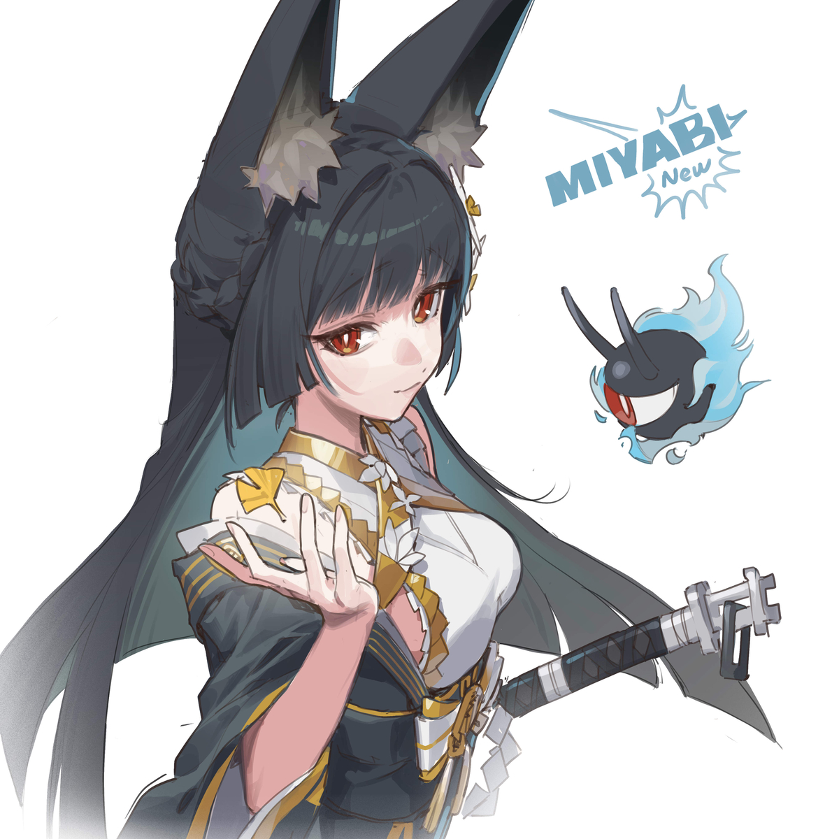 This is a pixiv picture whose title is MIYABI.