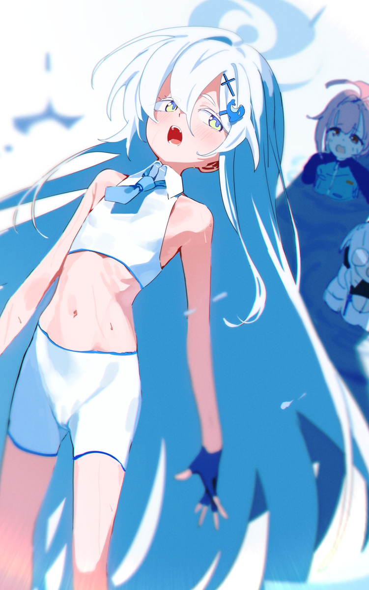 This is a pixiv picture whose title is イルカちゃん.