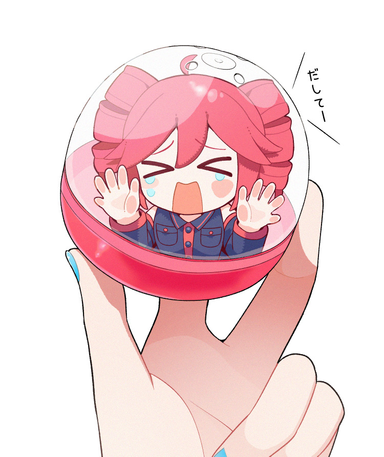 This is a pixiv picture whose title is ガチャガチャのかわいいテトさん.