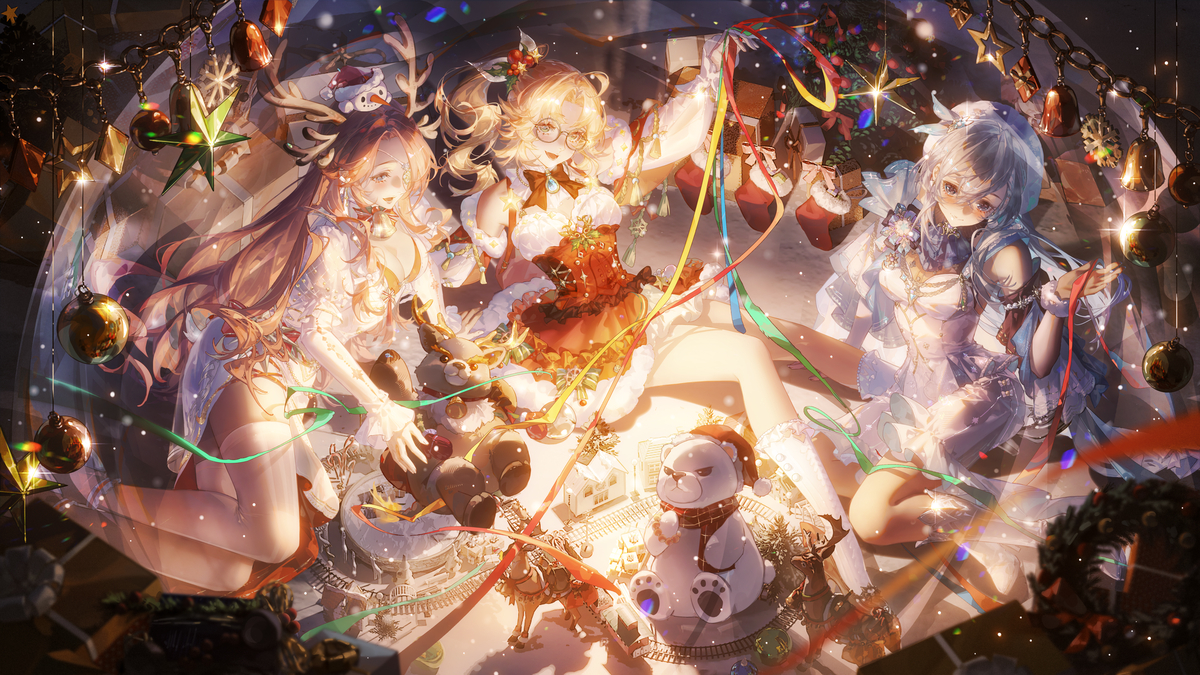 This is a pixiv picture whose title is 圣诞快乐.