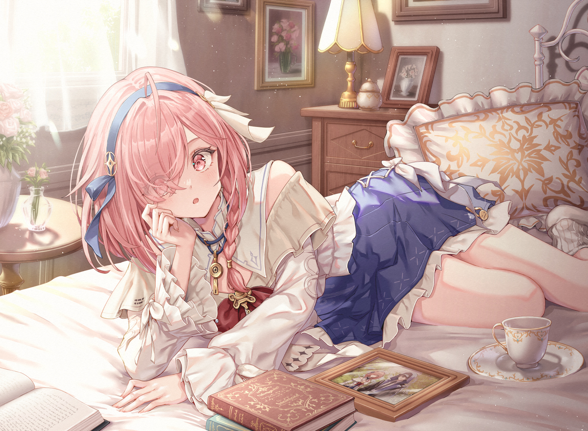 This is a pixiv picture whose title is 午後のひととき.