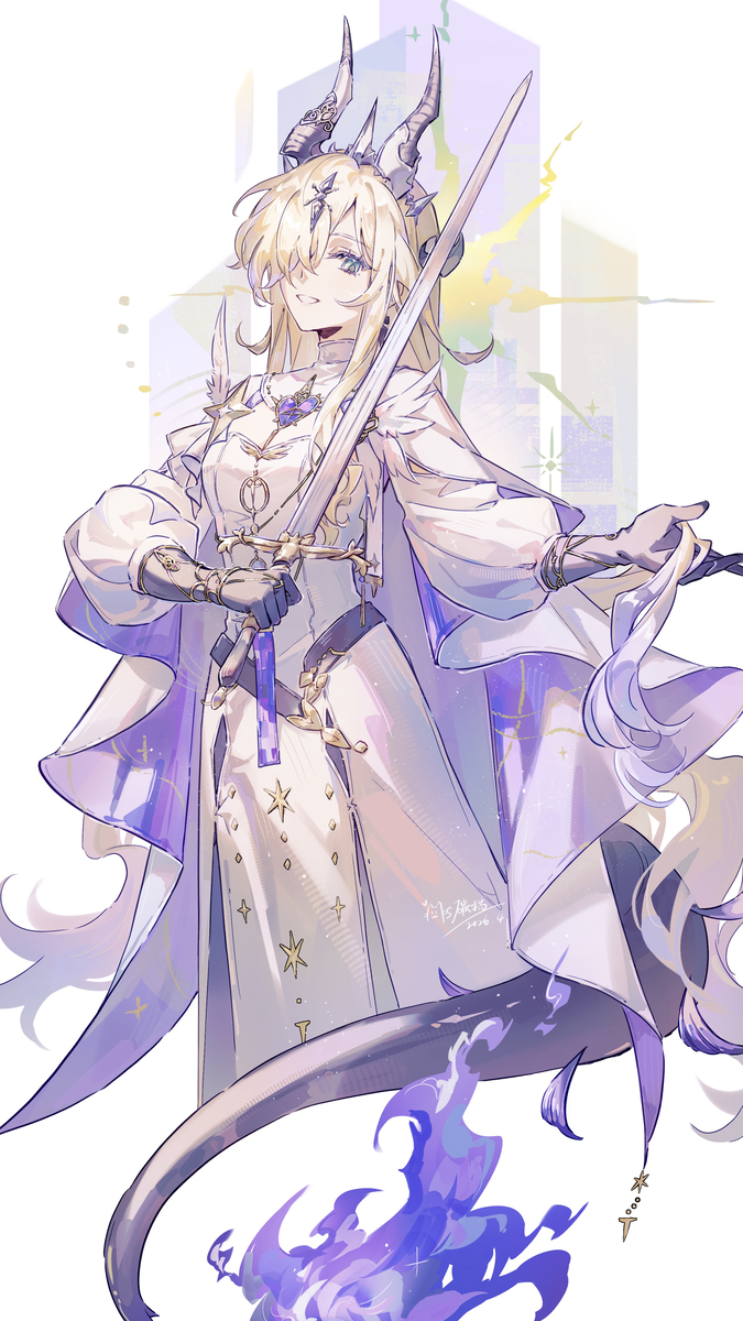 This is a pixiv picture whose title is 💜🎶音律死芒.