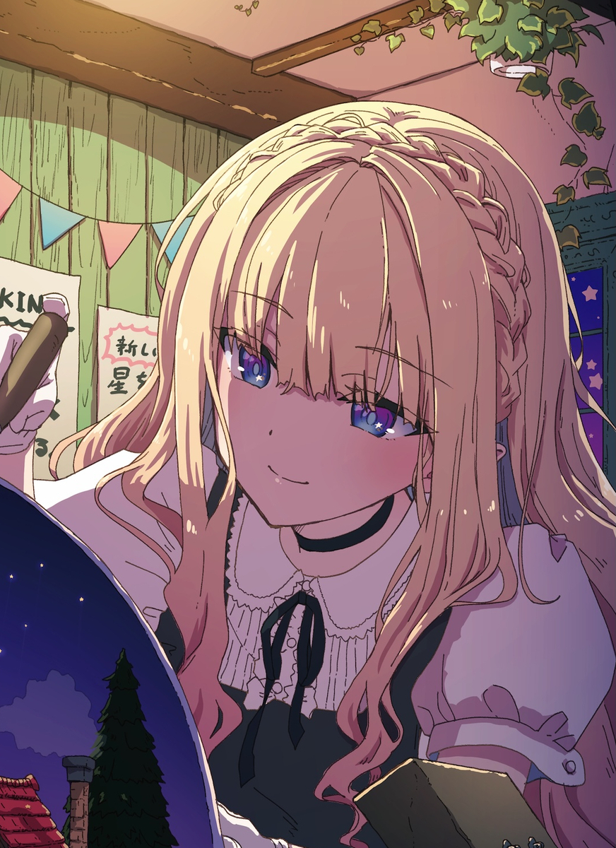 This is a pixiv picture whose title is 絵師100人展16.