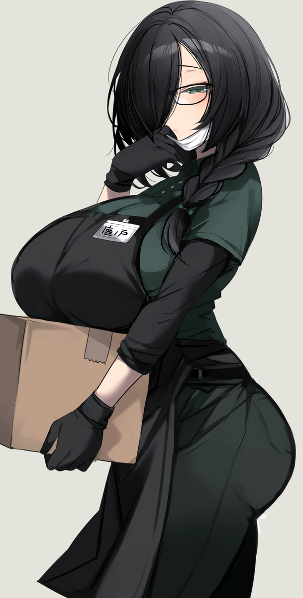 This is a pixiv picture whose title is おしごと.