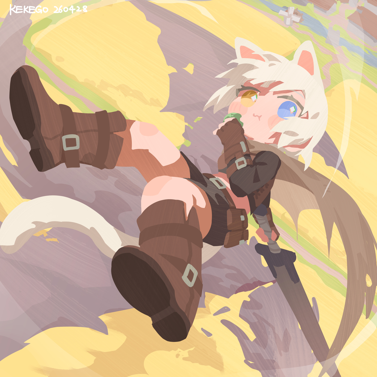 This is a pixiv picture whose title is 登 龙！.