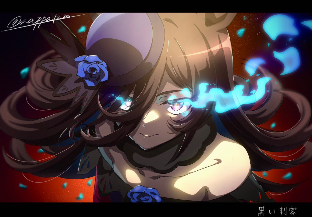 This is a pixiv picture whose title is 黒い刺客.