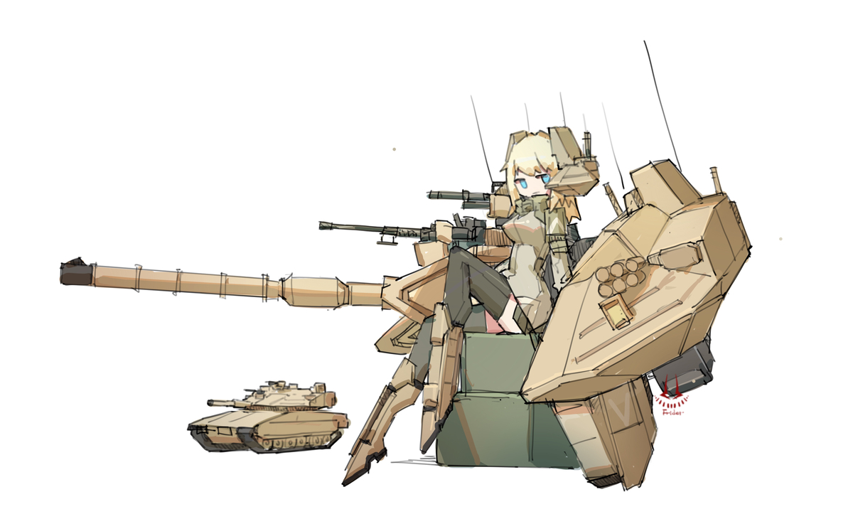 This is a pixiv picture whose title is 梅卡瓦MK4.