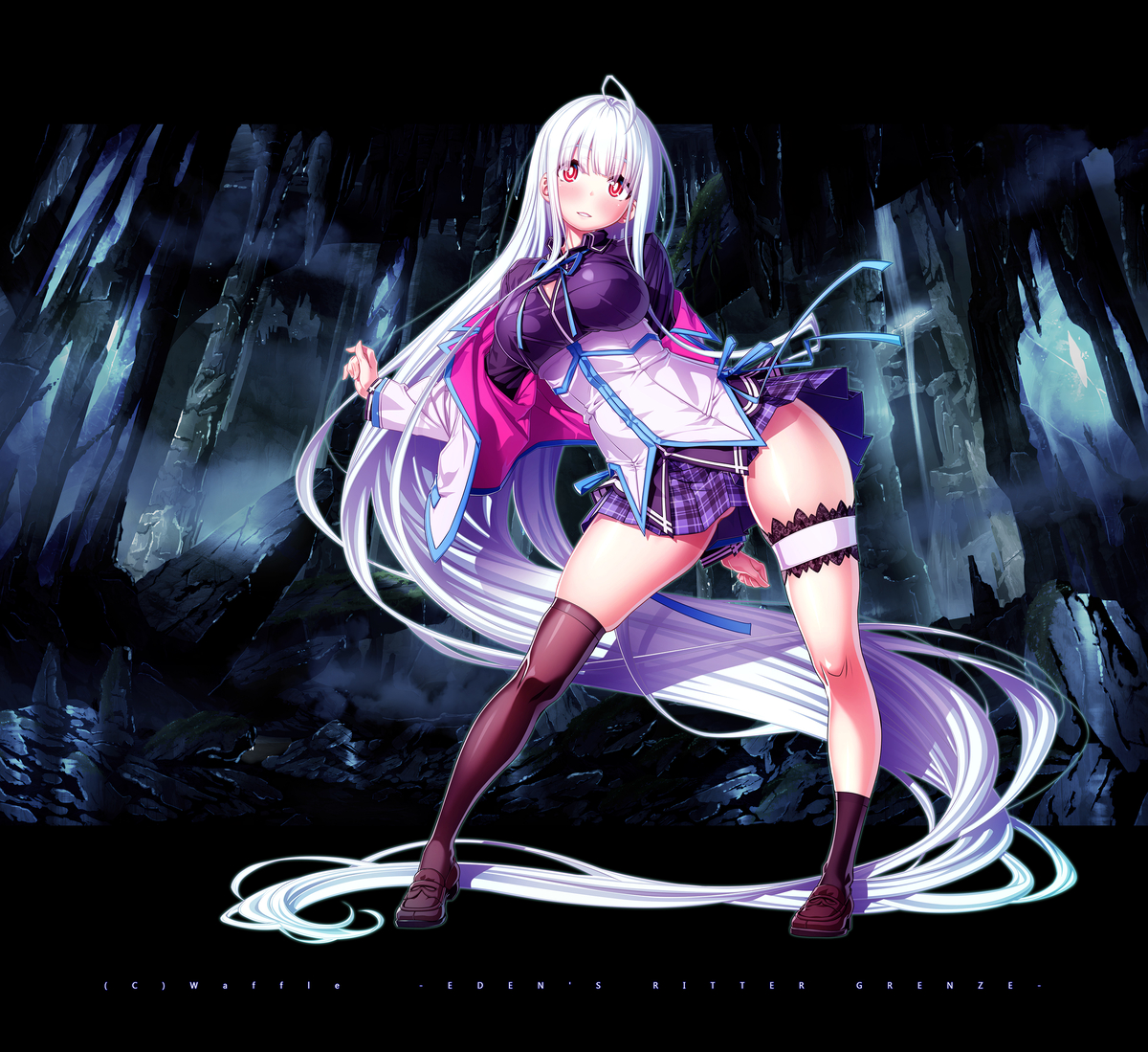 This is a pixiv picture whose title is ソーシャルゲーム『エデンズリッターグレンツェ』.