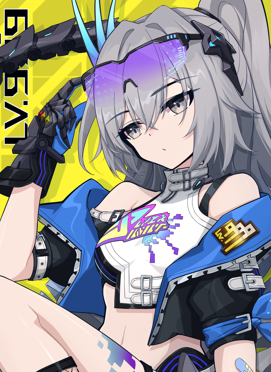 This is a pixiv picture whose title is 银狼lv.999-崩铁.