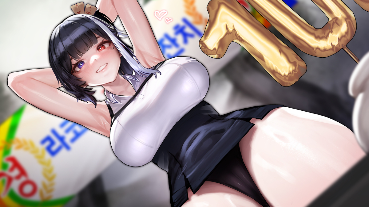 This is a pixiv picture whose title is 라코코 100♥.