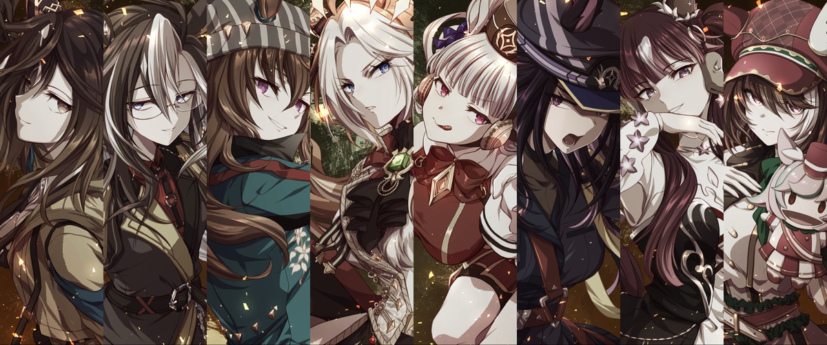 This is a pixiv picture whose title is 黄金一族.