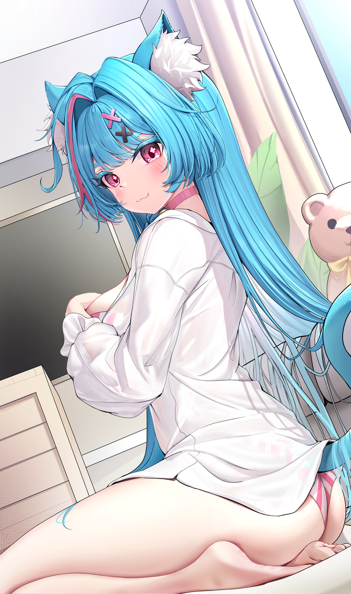 This is a pixiv picture whose title is 薄荷，给我看看.