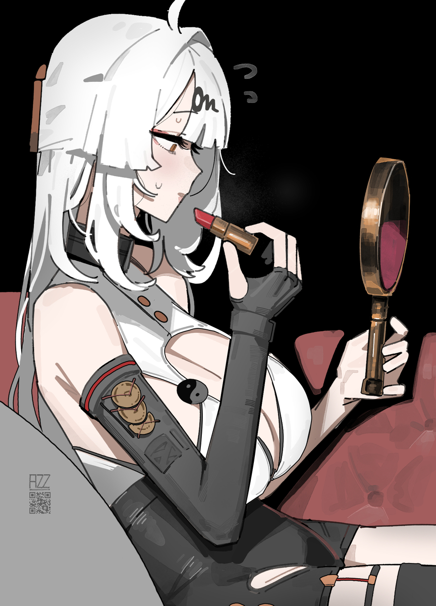 This is a pixiv picture whose title is 💄.