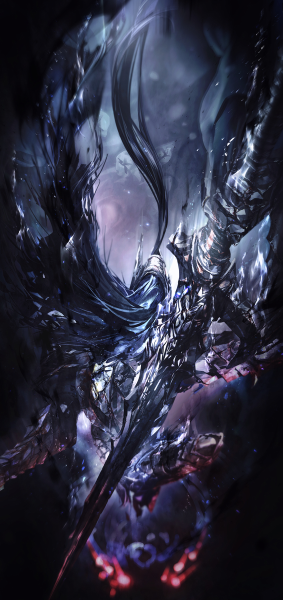 This is a pixiv picture whose title is Artorias the Abyss Walker.