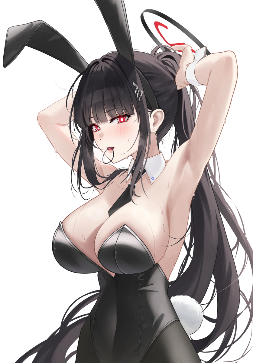 This is a pixiv picture whose title is ポニーテールリオ🖤.