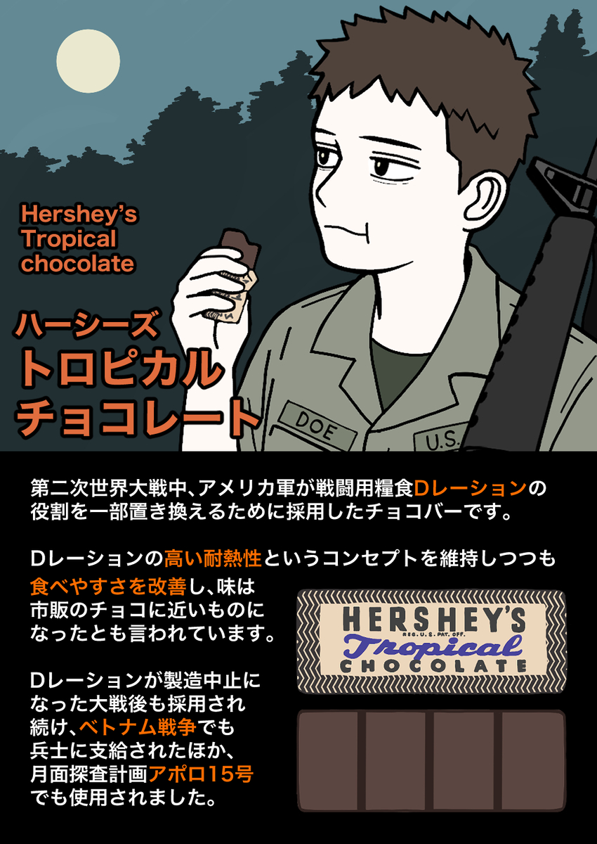 This is a pixiv picture whose title is ハーシーズ・トロピカル・チョコレート.