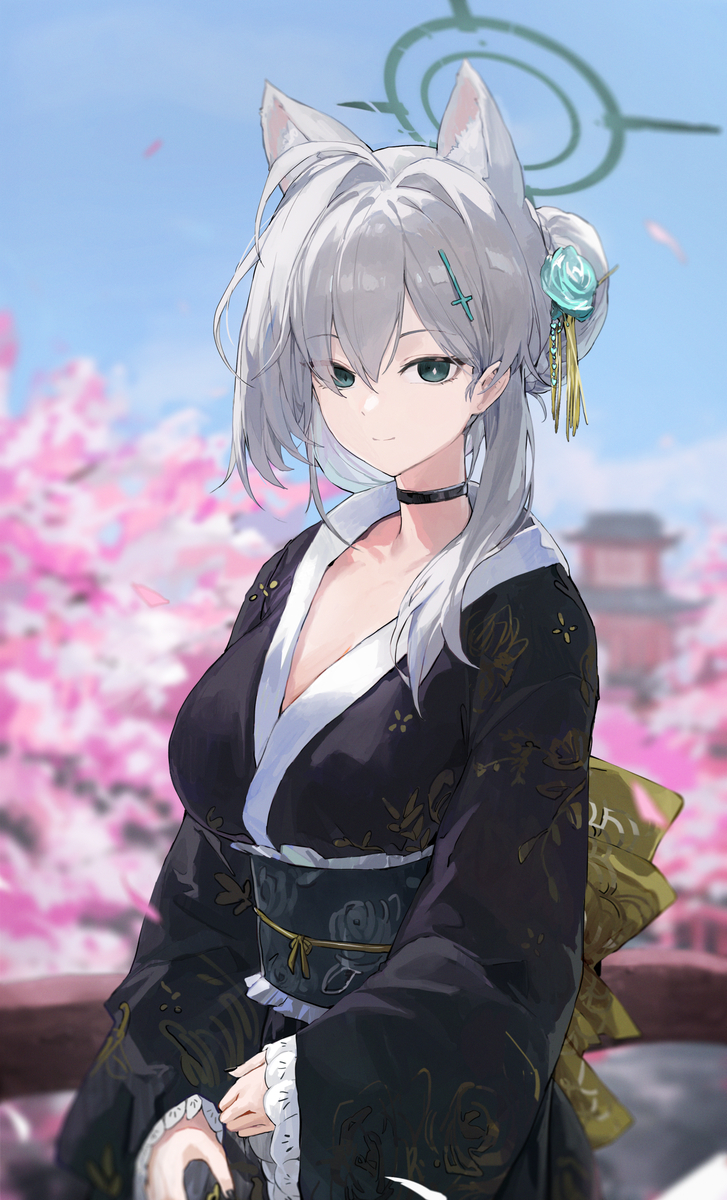 This is a pixiv picture whose title is シロコ(ブルーアーカイブ)(day1).