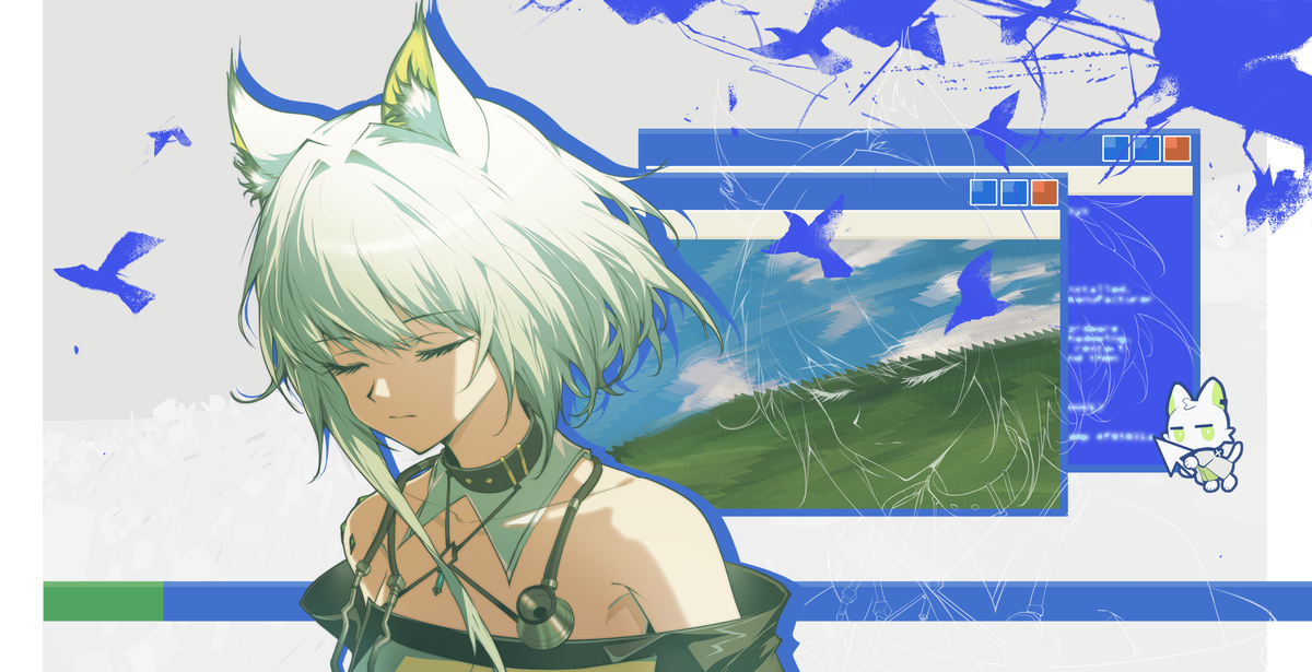 This is a pixiv picture whose title is 💚.