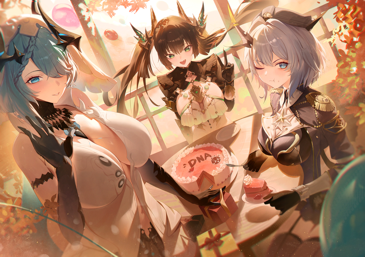 This is a pixiv picture whose title is Duet Night Abyss Half Anniversar.