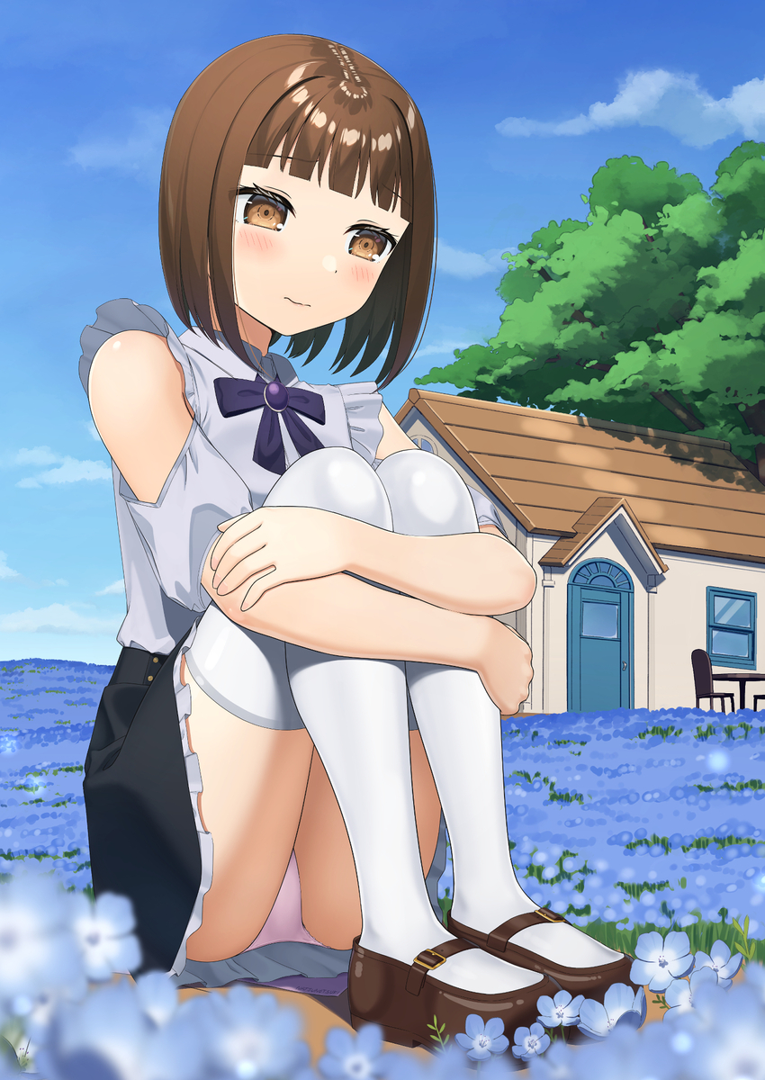 This is a pixiv picture whose title is あの子のサンカクin 4月.