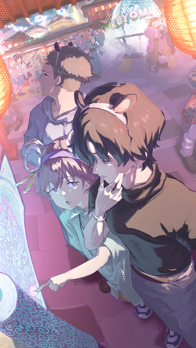 This is a pixiv picture whose title is お忍び👹.