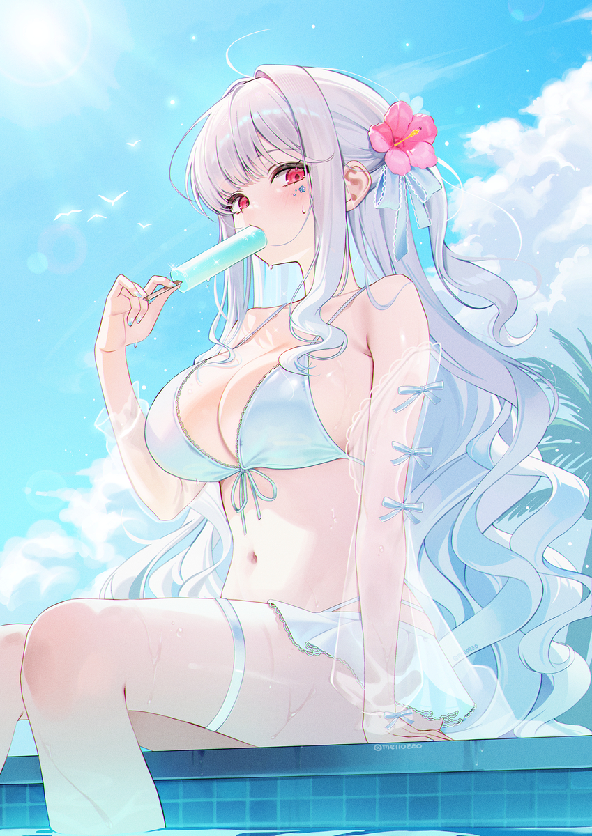 This is a pixiv picture whose title is アイス.