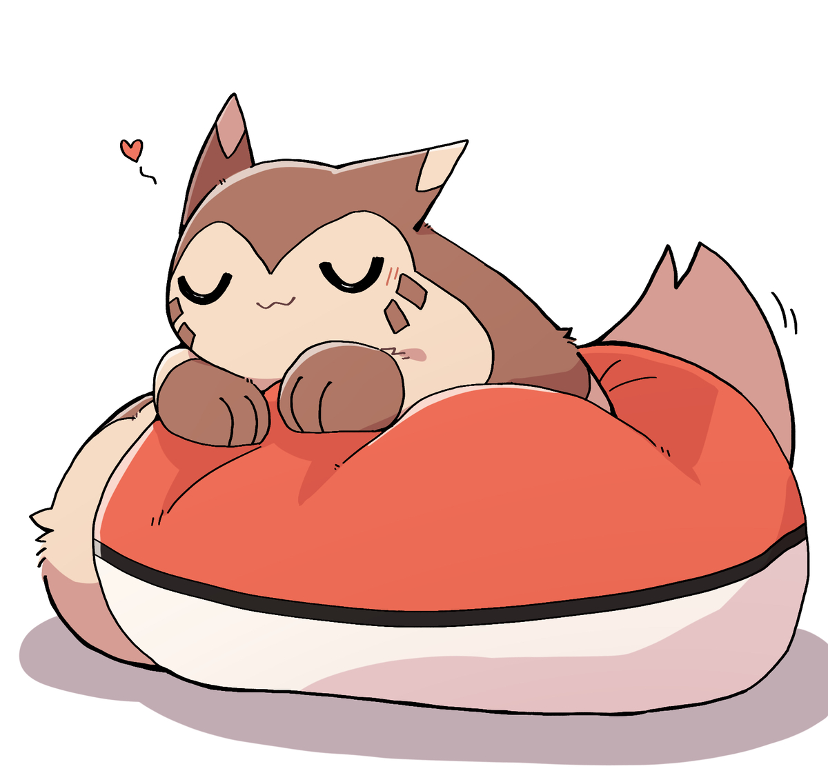 This is a pixiv picture whose title is オオタチをダメにするソファー.