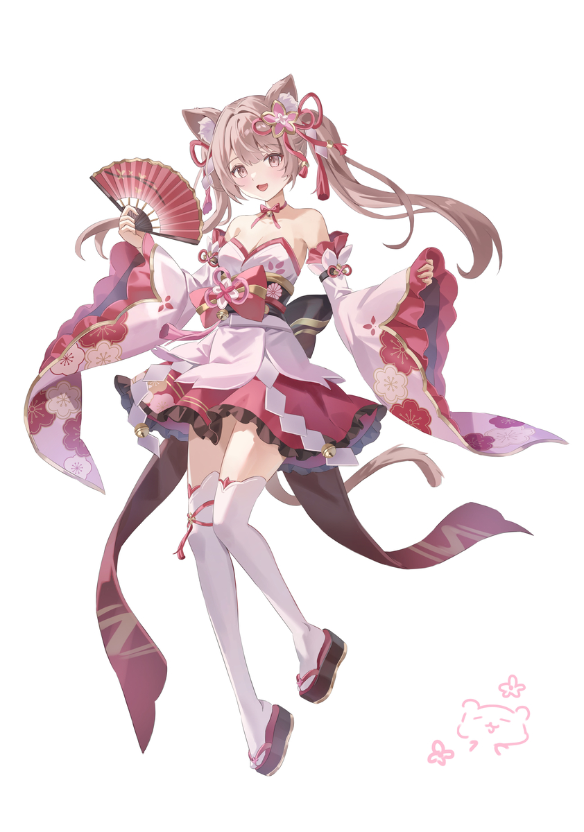 This is a pixiv picture whose title is commission🌸❤️.