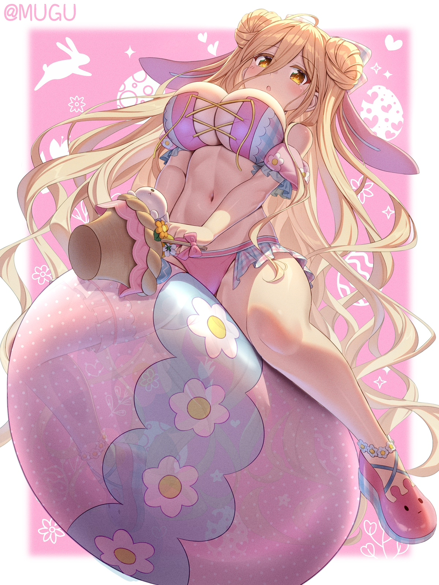 This is a pixiv picture whose title is 六喰イースター.