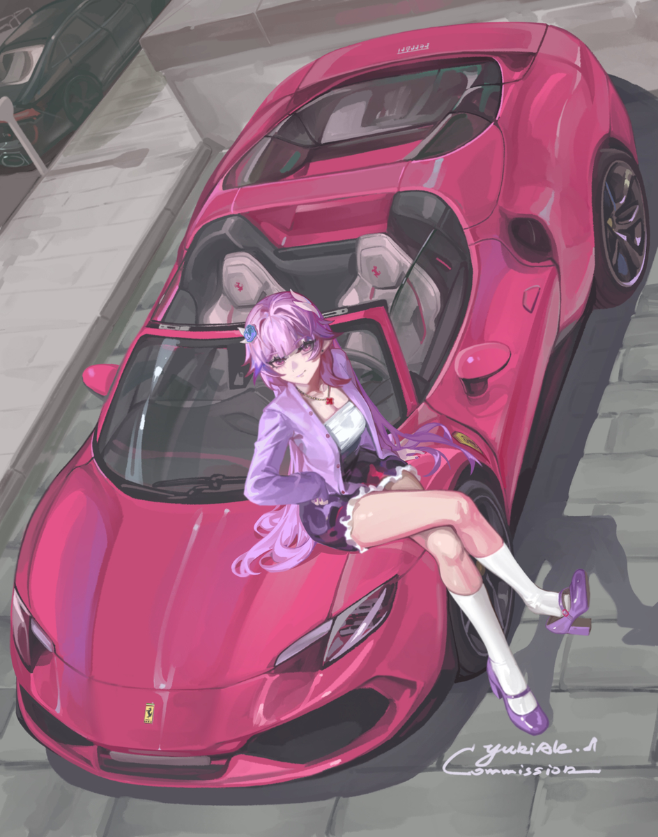 This is a pixiv picture whose title is Wait！.