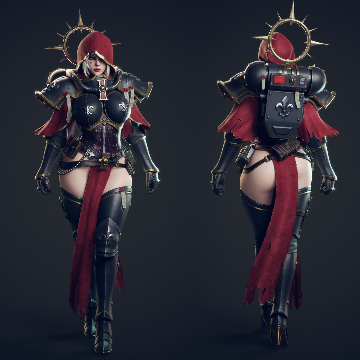 This is a pixiv picture whose title is Sister Lacrima.
