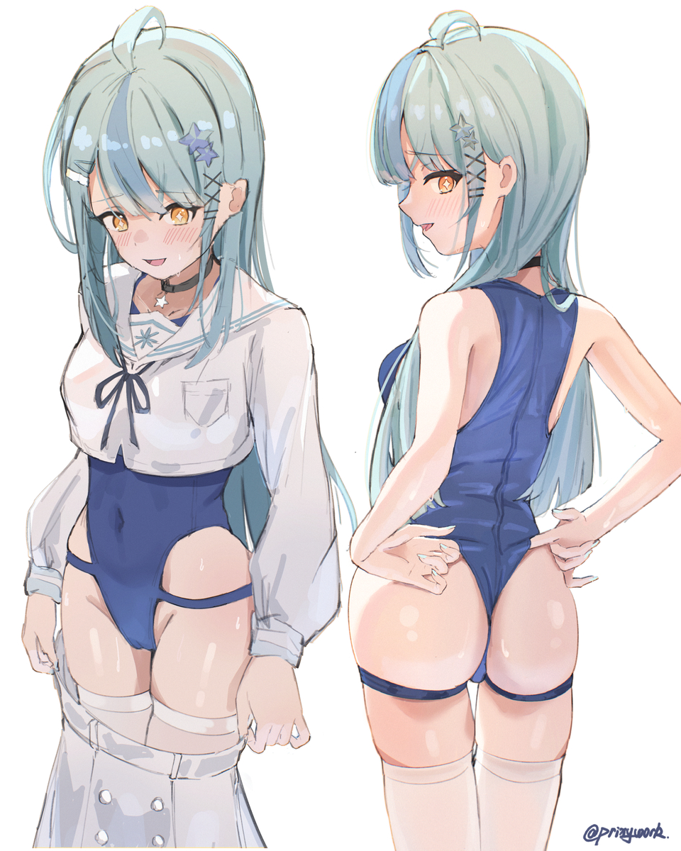 This is a pixiv picture whose title is 珠乃井ナナ.