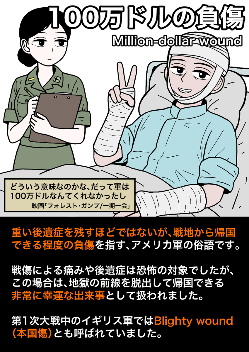 This is a pixiv picture whose title is 100万ドルの負傷.