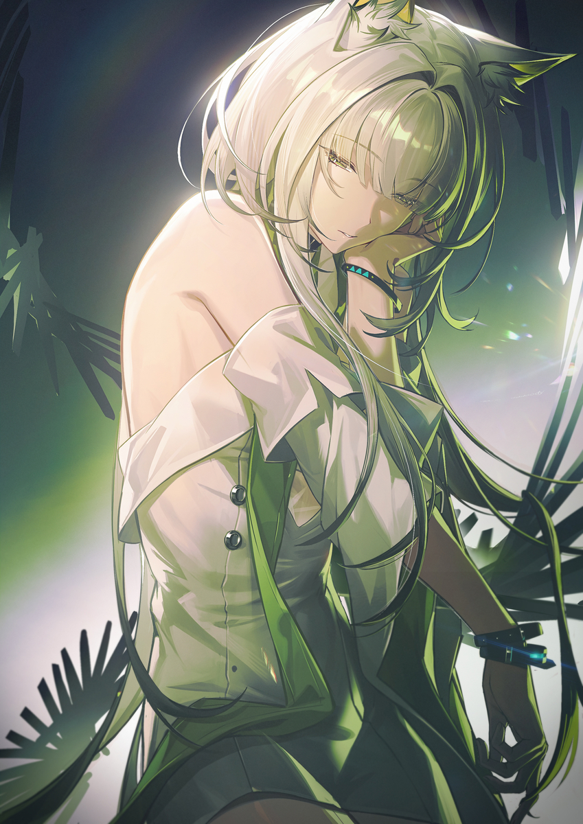 This is a pixiv picture whose title is 凯尔希.