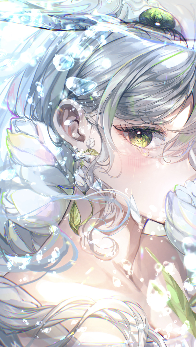 This is a pixiv picture whose title is 君に夢中.