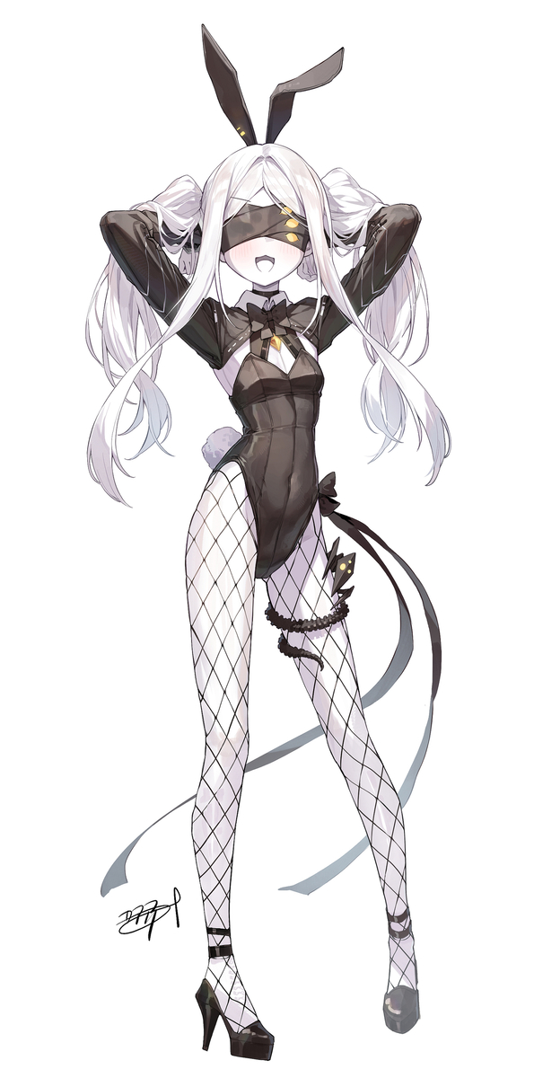 This is a pixiv picture whose title is バニーオウル.
