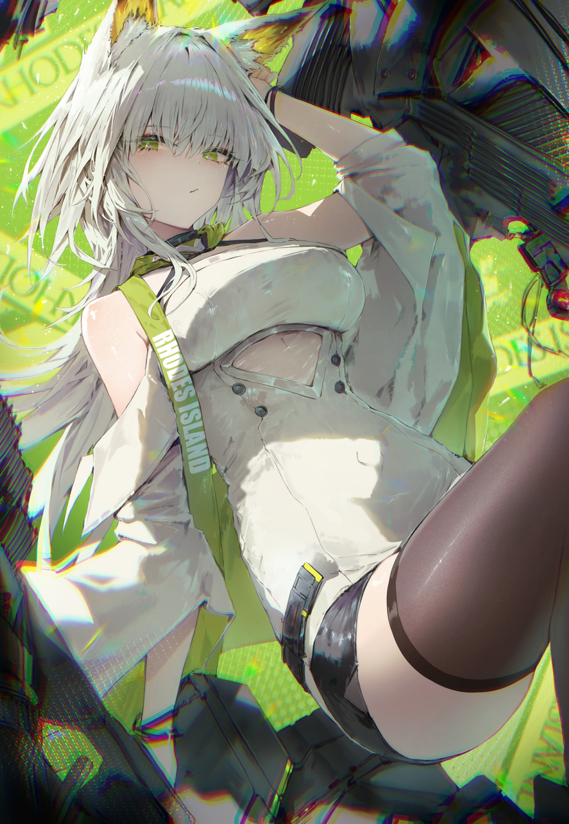 This is a pixiv picture whose title is Kal'tsit Esperanta.